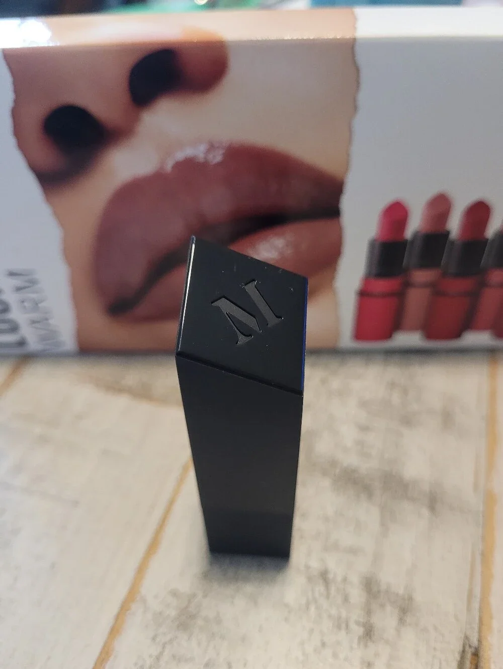 New Morphe full-size, Red Cream Lipstick in Hot Shot.